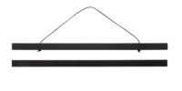 black poster hanger